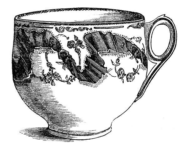 Vintage tea clip art fancy teacups the graphics fairy