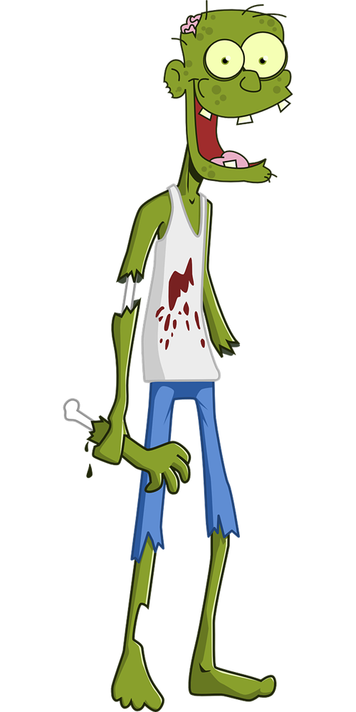Zombie monsters clip art 