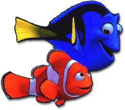 Disney finding nemo belly rings clipart