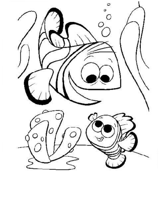 Finding nemo coloring pages free clipart images