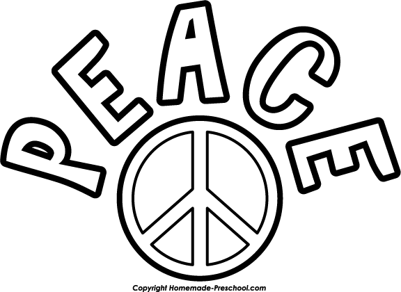 Free peace sign clipart 2