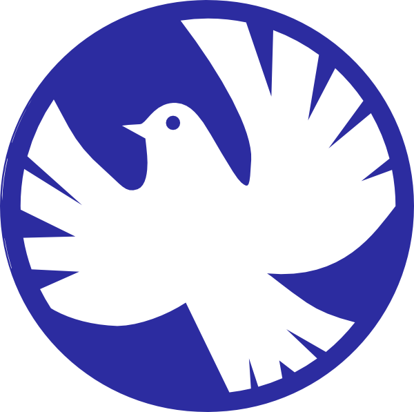 Peace dove clip art at vector clip art