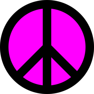 Peace sign art clipart