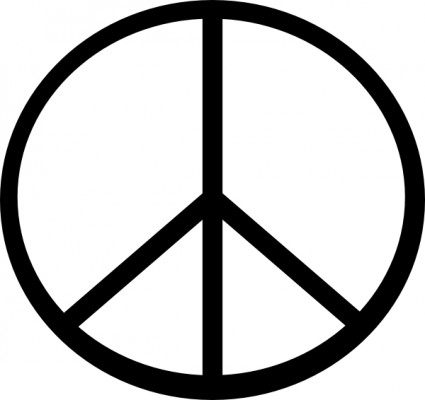 Peace sign clip art free vector in open office drawing svg svg 2