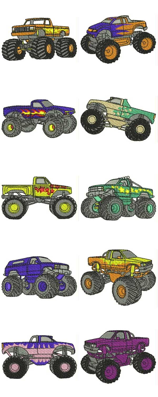 Monster truck clip art 6