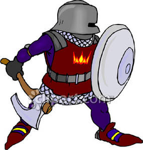 Pic knight battle clipart 2