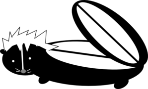 Skunk clip art at vector clip art free 2