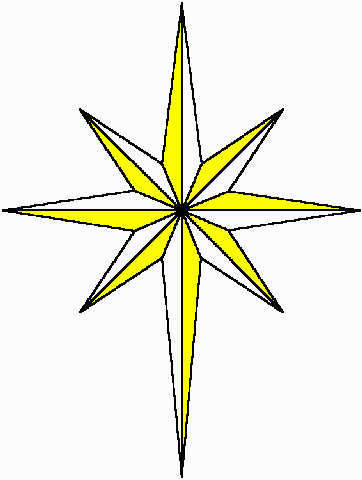 Christmas star clip art outline free clipart images 2
