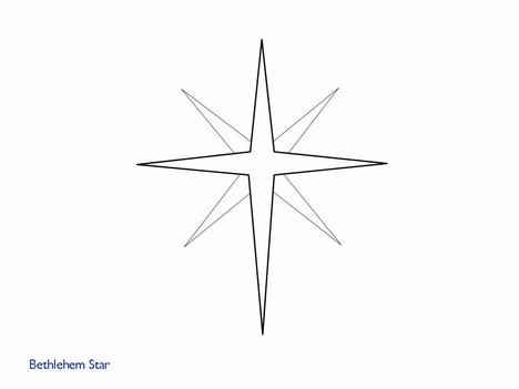 Christmas star even more star clip art powerpoint template 2