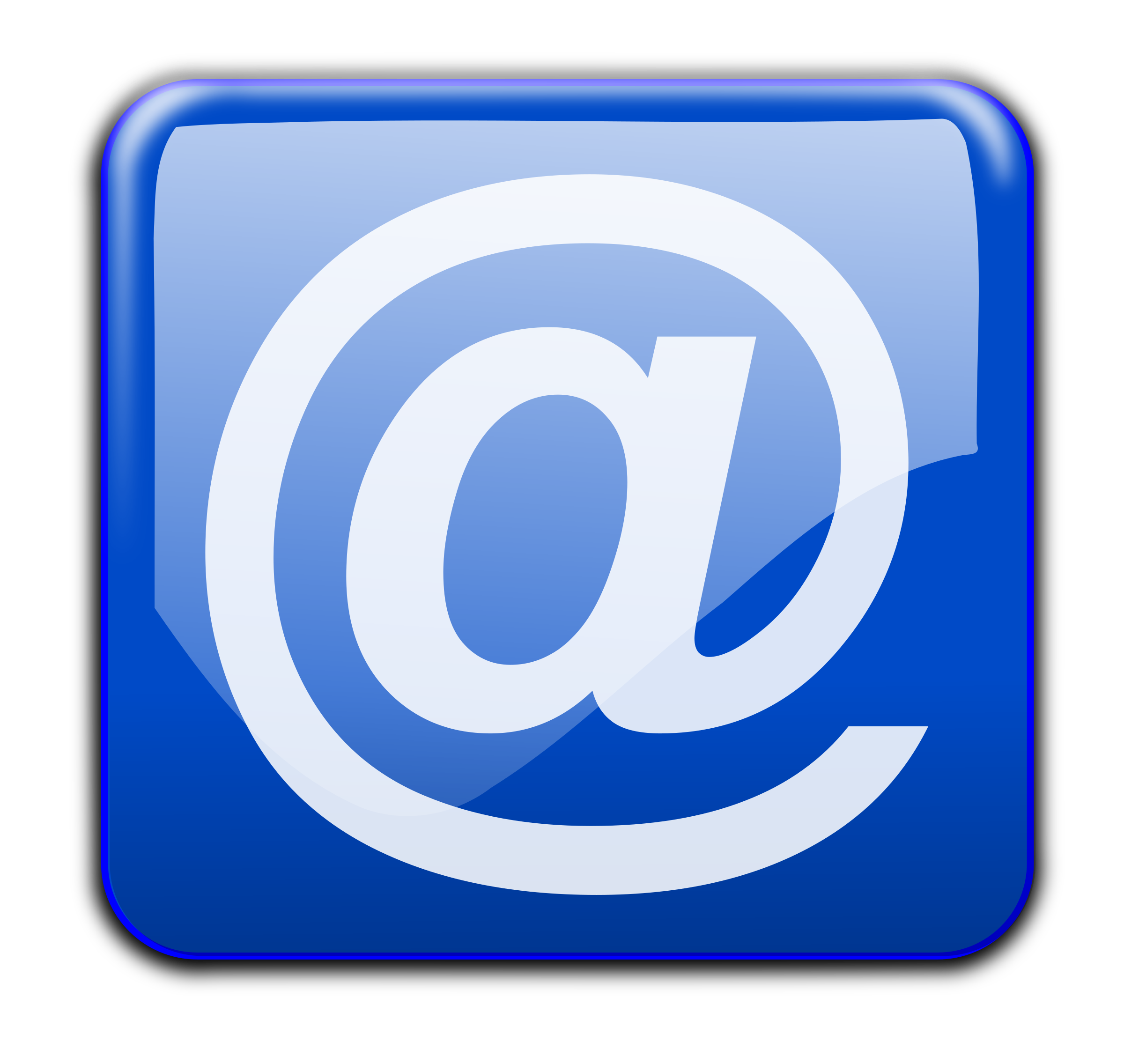 Clipart email button