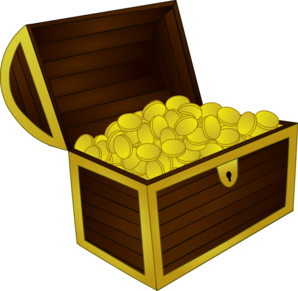 Treasure chest clip art at vector clip art