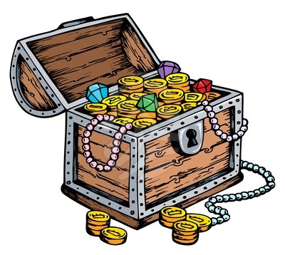 Treasure chest clipart free clipart images
