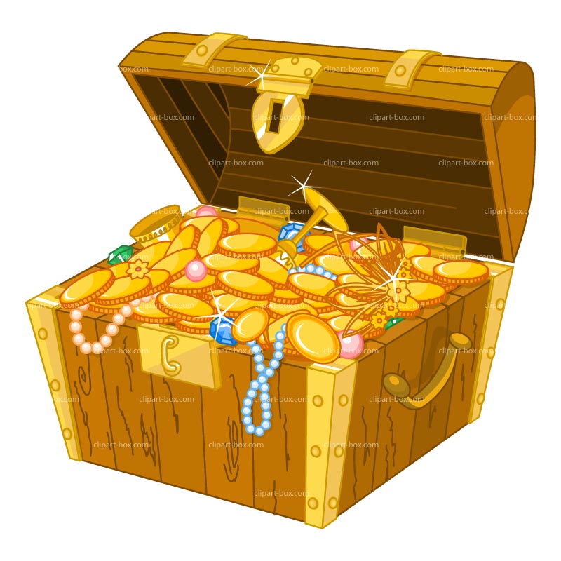 Treasure chest pictures gold treasure clip art