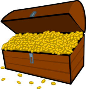 Treasure chest treasure clip art at vector clip art
