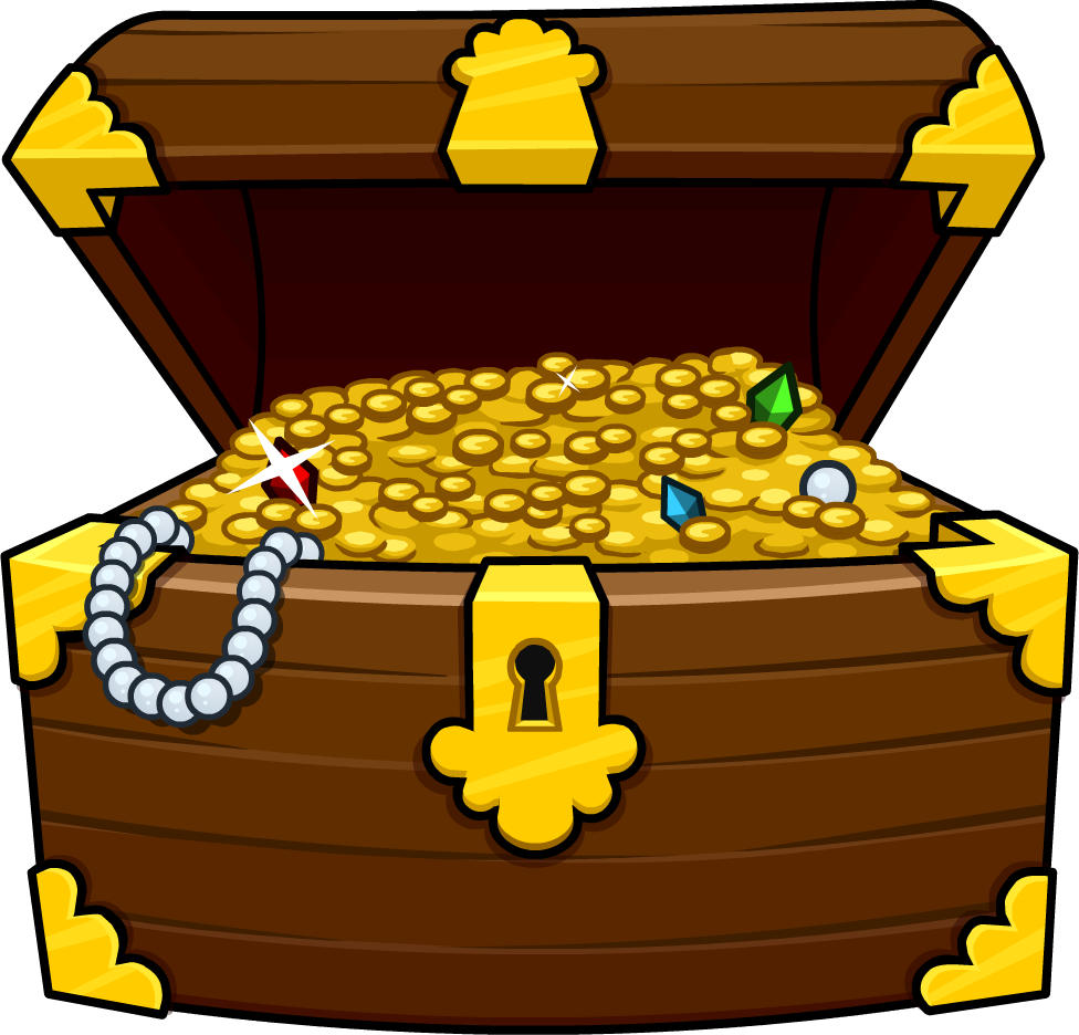 Treasure chest treasure free clipart