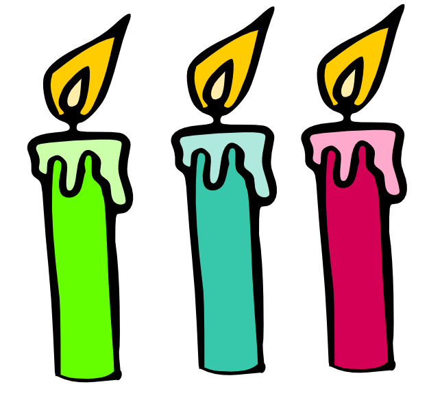 Birthday candle clipart 4 of birthday candles clip art