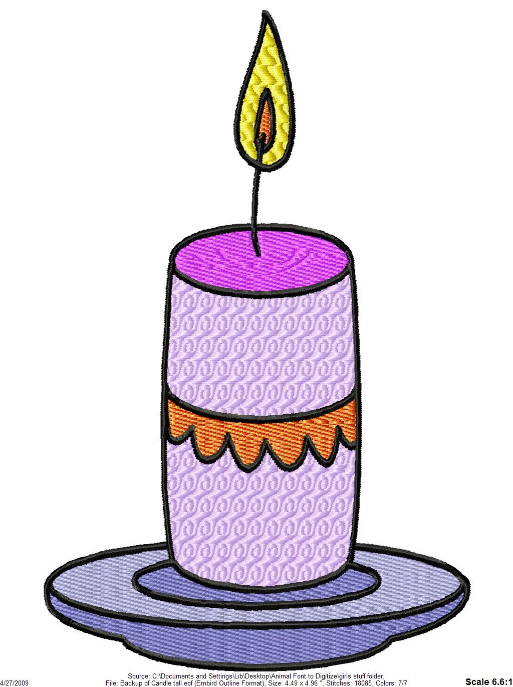 Candle goddesses clip art collage