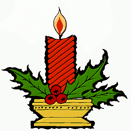 Image christmas candle free clip art