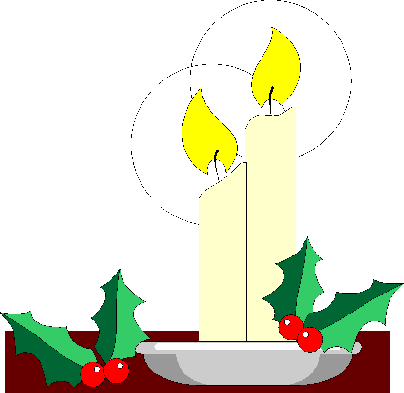 Image clip art christmas advent candle