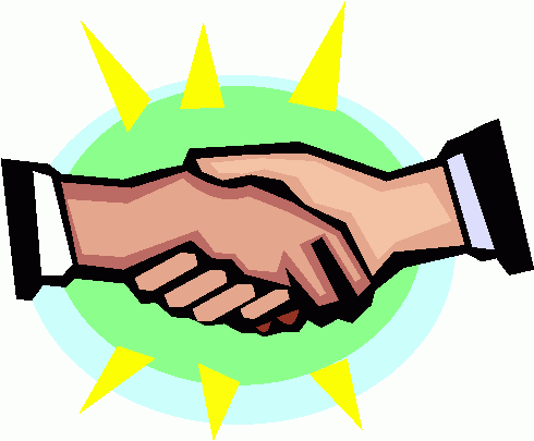 Pic image of handshake clip art