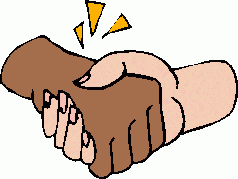 Shaking hands handshake clipart 2 image