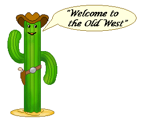 Cactus clip art saguaro cactus with cowboy hat and gun