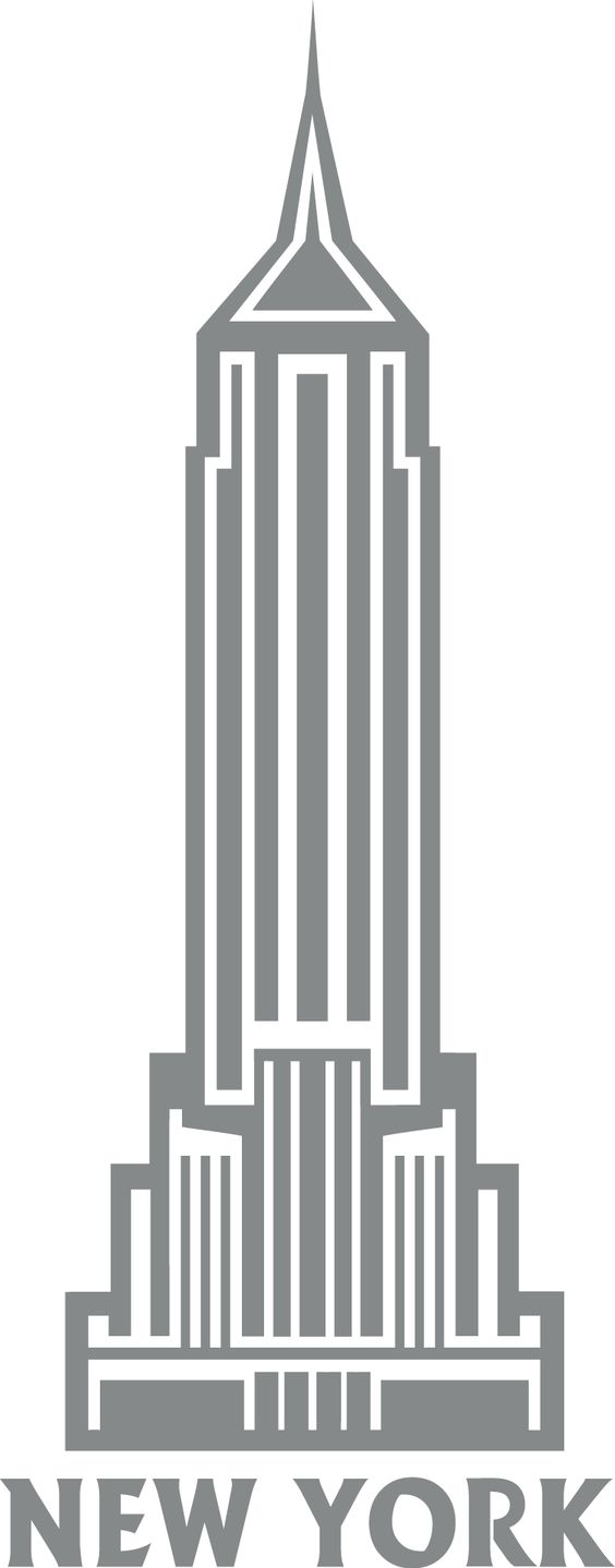 Empire state building clip art vector clip art