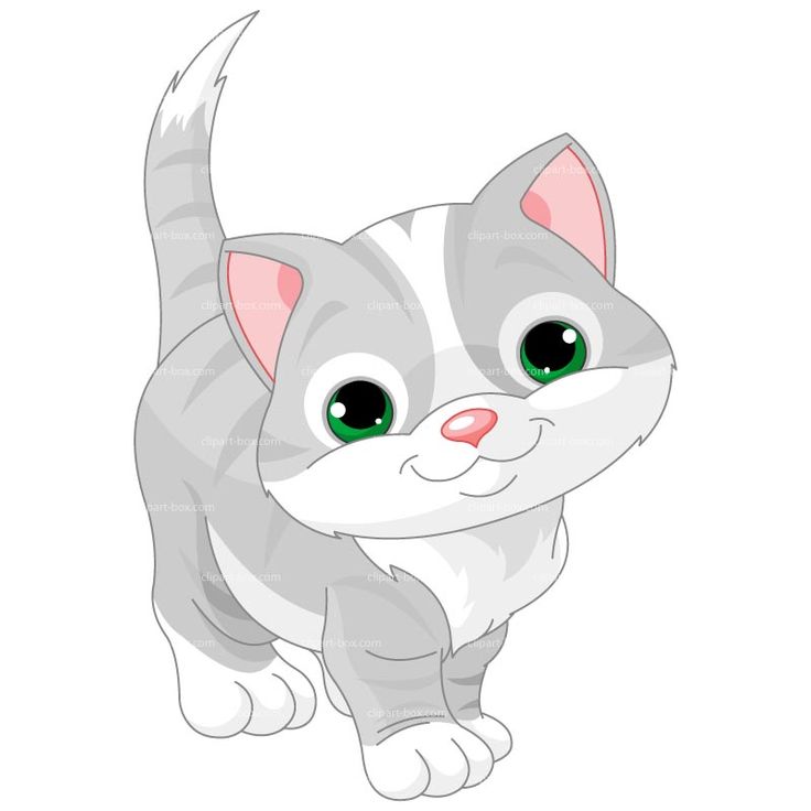 Kitten clipart baby cat free vector design thema