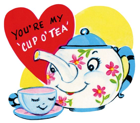 Teacup teapot clip art free retro cup tea valentine clip art old design