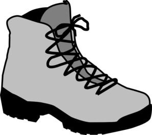 Hiking boot clip art vector clip art free