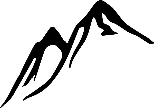 Hiking free mountain clipart mountains clip art vector clip art