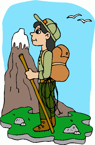 Hiking the gallery for hiker clip art