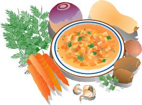 The gallery for vegetable soup clipart