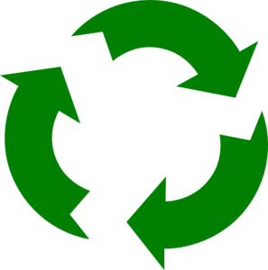 Green arrows recycle clip art vector clip art