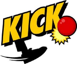 Kickball kick ball game  clipart