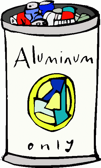 Recycle aluminum recycling clipart