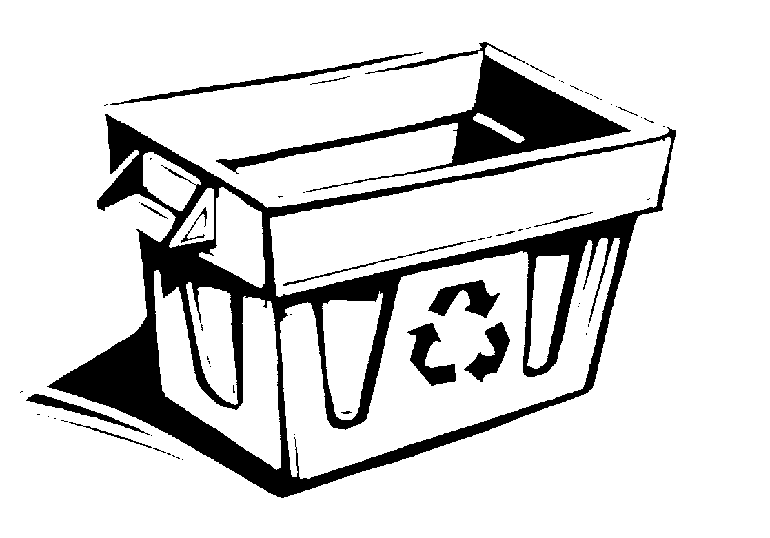 Recycle collection 1a waste prevention clip art