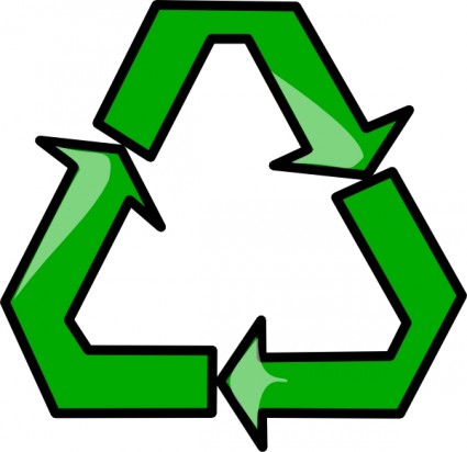 Recycle recycling symbol clip art free vector in open office drawing svg