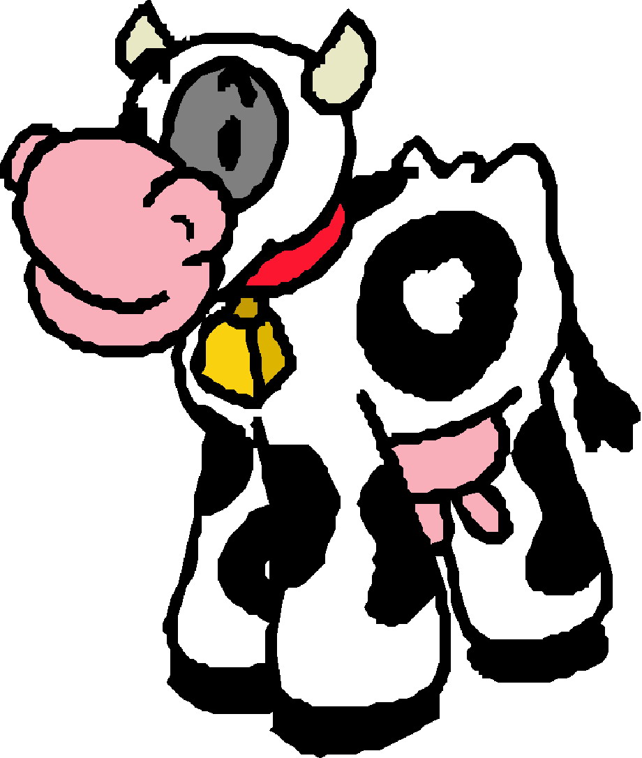 Cows clip art 3