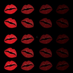 Kiss clipart image lipstick kisses background