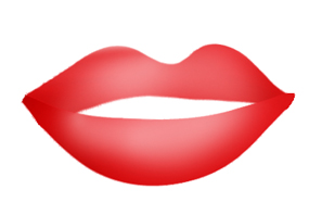 Kisses the gallery for kiss lips outline clip art