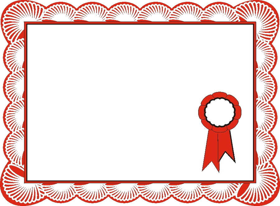 Borders for certificate clipart