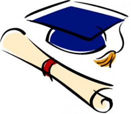 Certificate bachelors degree clipart
