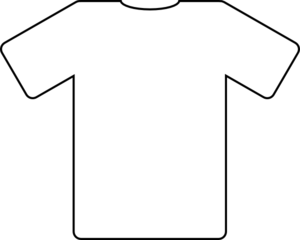 Football jersey football outline image free clipart images