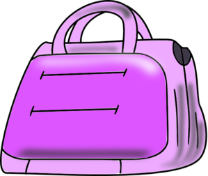 Purse purple handbag clip art at vector clip art 2