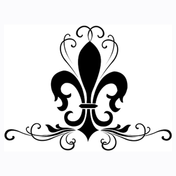 Fleur de lis from thee to we november 0 clipart