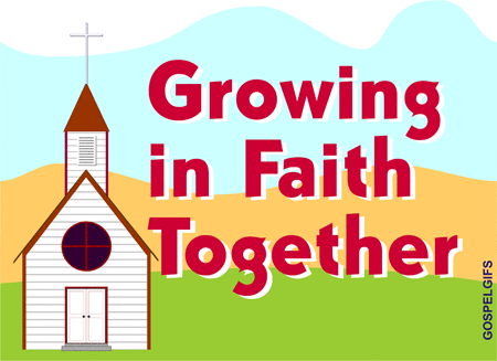 Growing in faith together free christian clipart