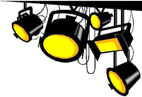 Pictures of spotlights clipart