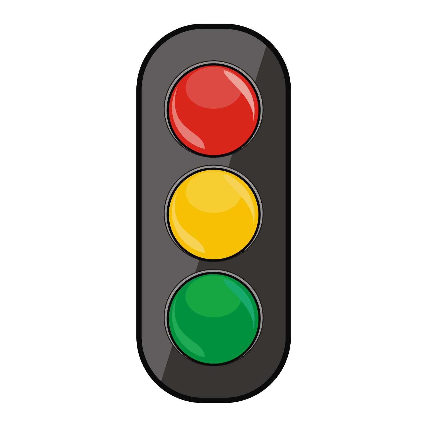 Stop light traffic light free vector clipart