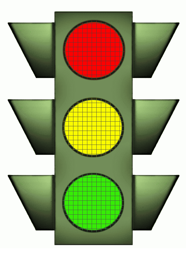 Stop light traffic light singal clipart